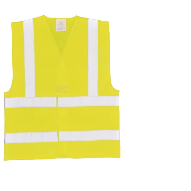 Vejvest EN20471 gul S/M Klasse 2:2 100% polyester