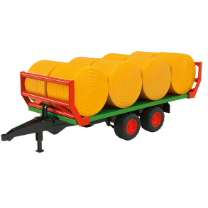 BRUDER Rundballevogn med 8 baller