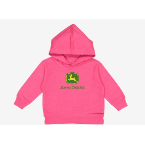 John Deere Brn Pink Hoodie