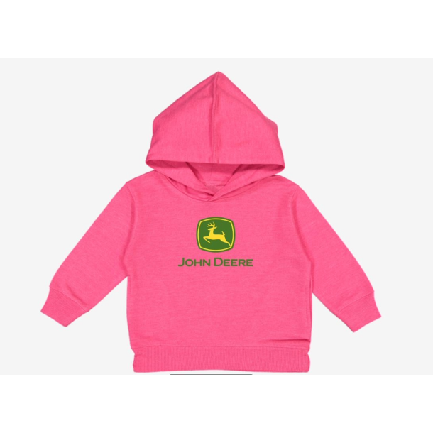 John Deere Brn Pink Hoodie