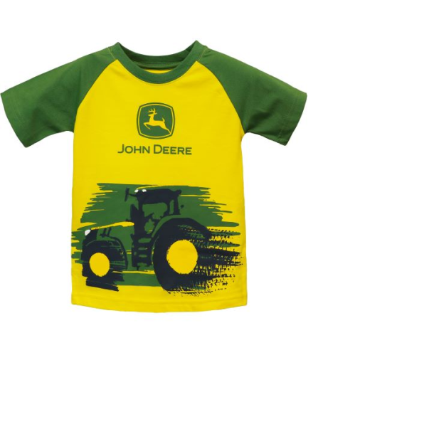 John Deere brne t-shirt "Tractor Blur"