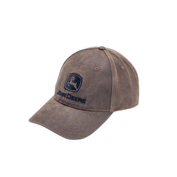 John Deere Cap "Oilskin look"