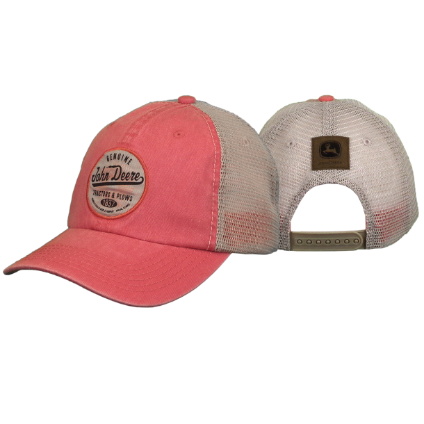 John Deere dame cap "Pink ivory mesh"