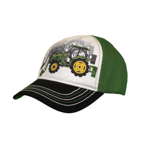 John Deere b�rne Cap sort/hvid