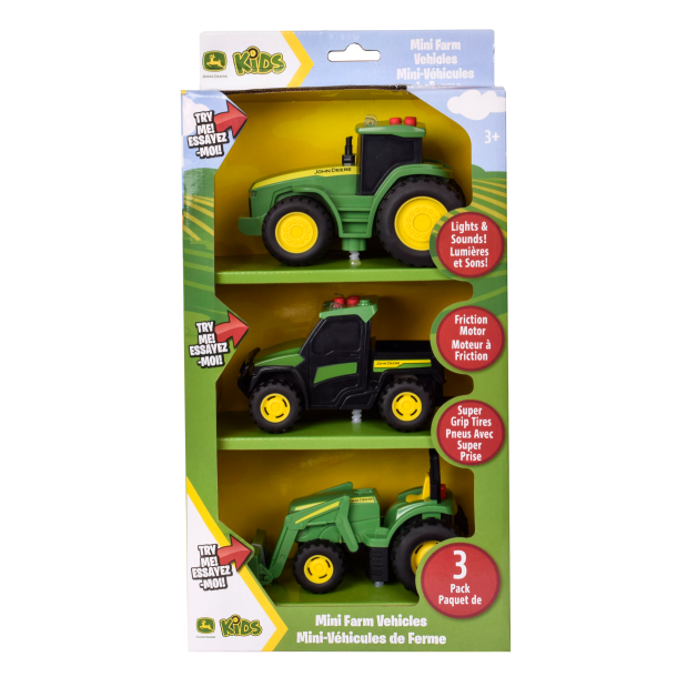 John Deere 3-Pak Mini Maskiner