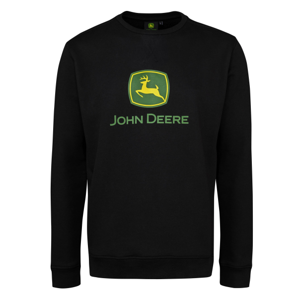 John Deere sweatshirt SORT